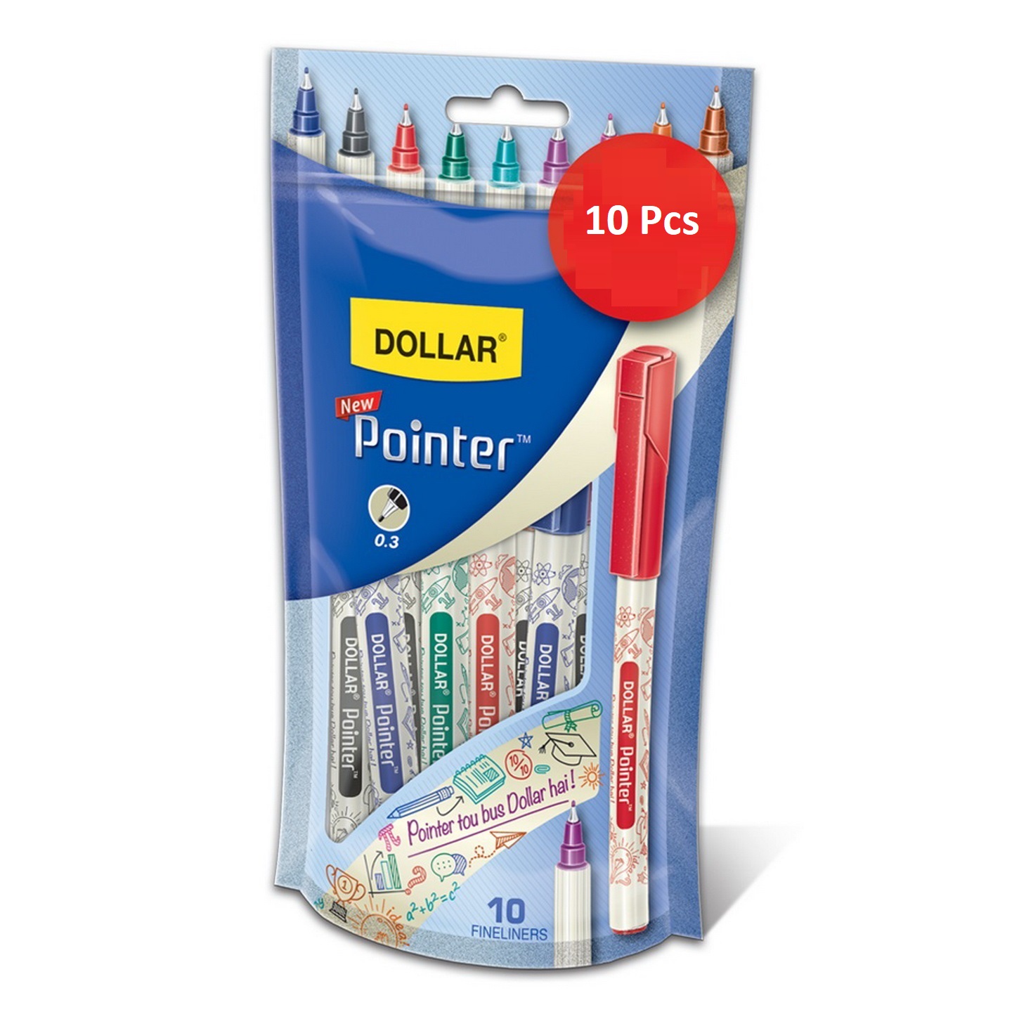 DOLLAR colour marker (Per pack) -Rs 400
