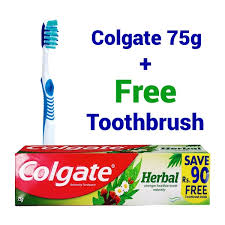 Colgate Herbal Toothpaste - Large Brush Pack
