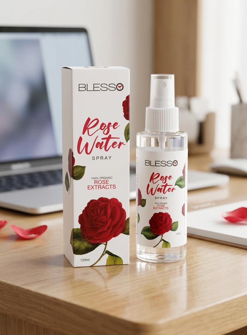 BLESSO Rose Water-Arq e Gulaab