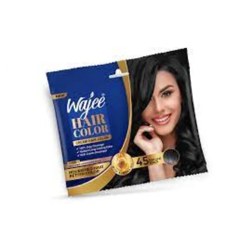Wajee Hair Colour sachet  -Black-Rs 80