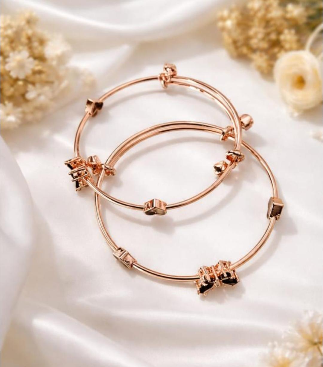 Adjustable kara/bangle with butterfly