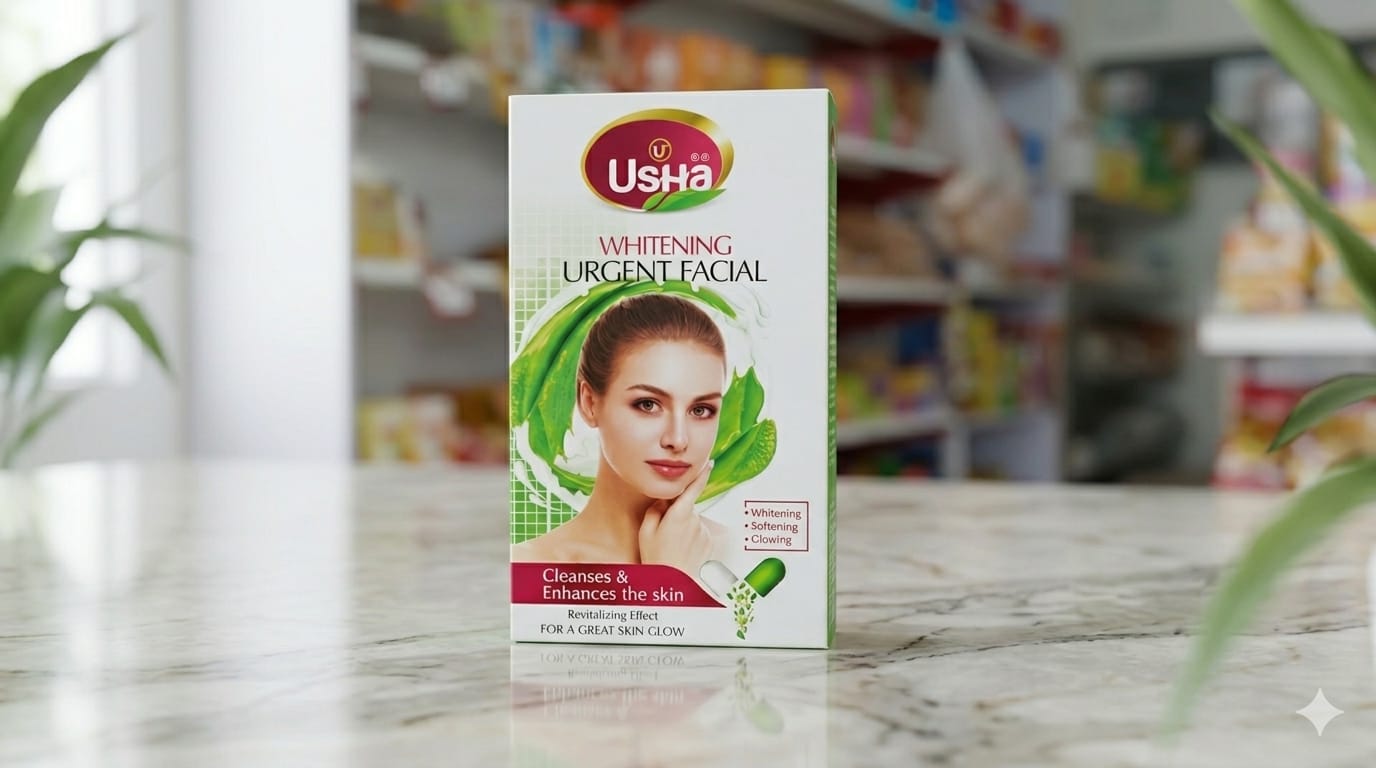 USHA urgent whitening facial