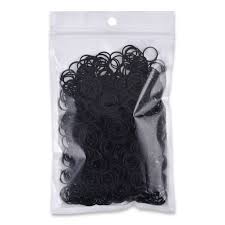 Black Hair Rubber Sachet