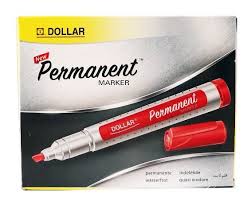 DOLLAR Permanent Marker Red (Cut) - Rs.80