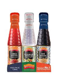 Shangrila Trio Pack (Soya Sauce+Vinegar+Chilli Sauce)