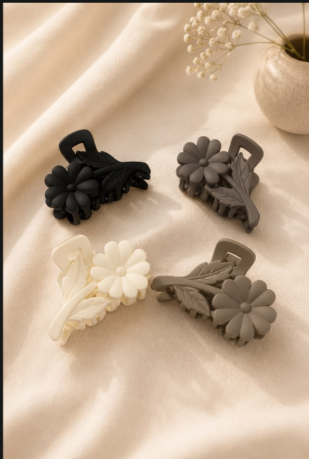 Korean Flower clutch  -medium