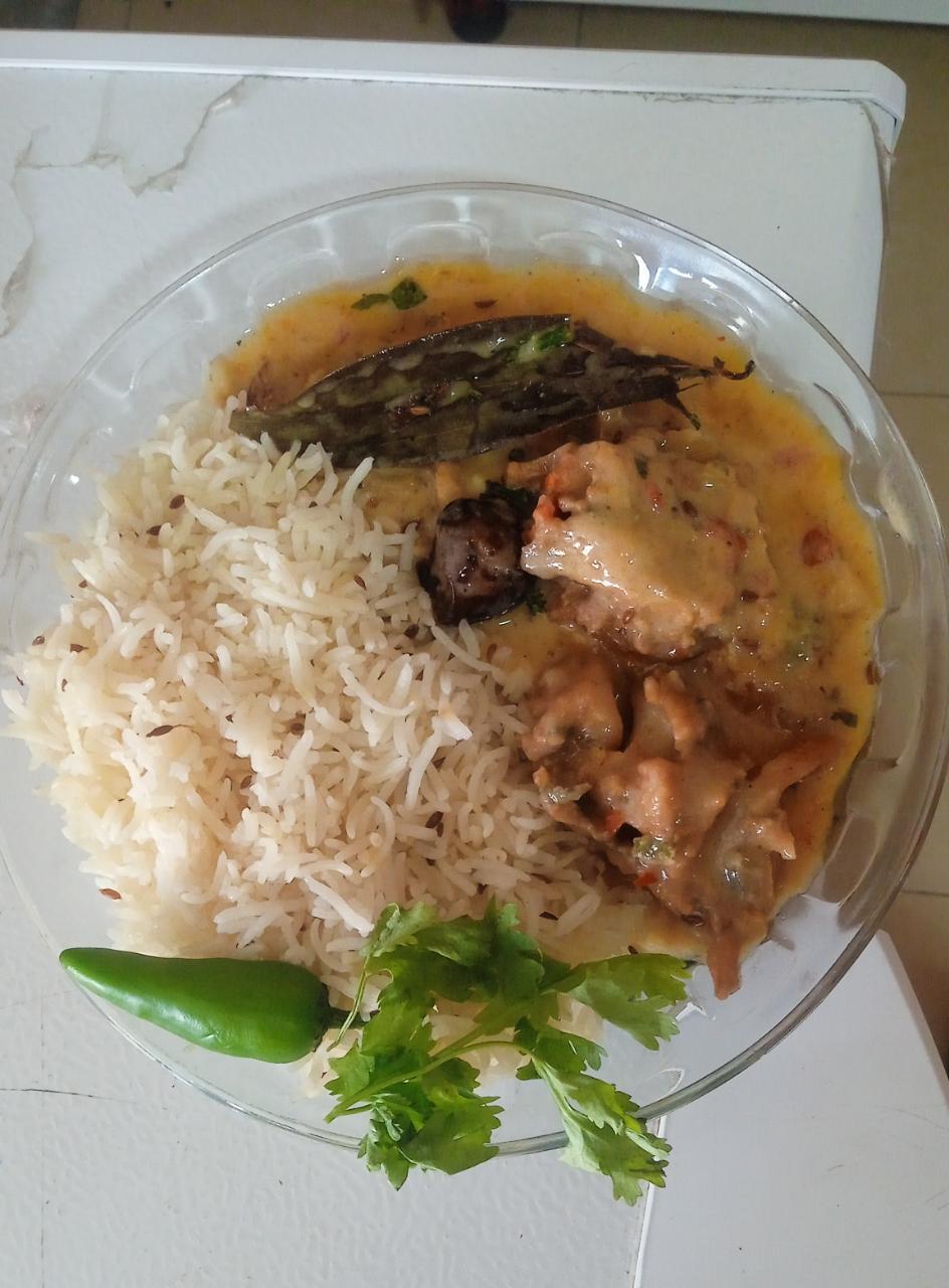 Karhi Pakorra - White Rice - Hari Mirch - Combo