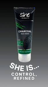 She Charcoal Face Wash