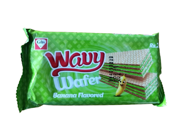 Wavy Banana Waffer - Rs. 20