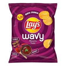 Lays Wavy Masala Twist - Rs.30