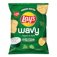 Lays Wavy Yoghurt And Herb - Rs.30