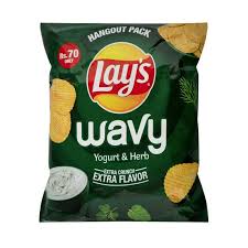 Lays Wavy Yoghurt And Herb - Rs.70